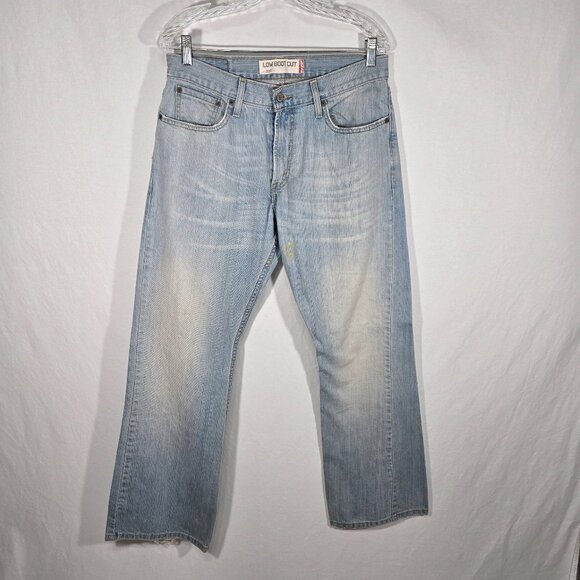 Vintage LEVI'S 527 Low Boot Cut Trash Yellowstone Heavy Duty Jeans Size W33 L32. - Picture 3 of 17